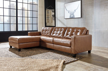 Baskove Sectional with Chaise - Evans Furniture (CO)