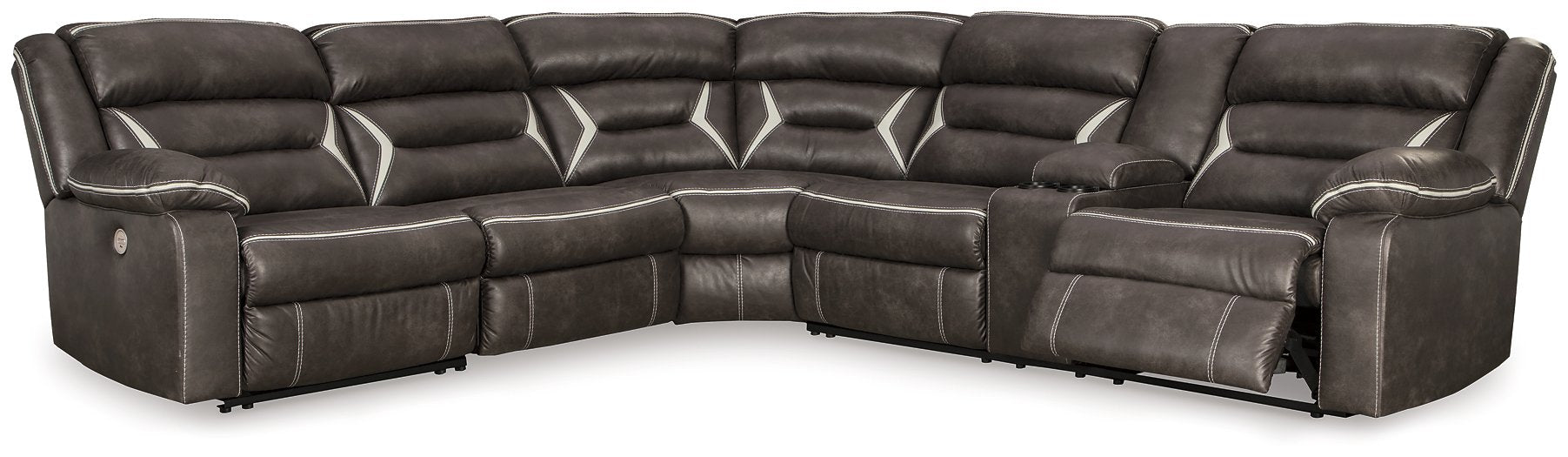 Kincord Power Reclining Sectional - Evans Furniture (CO)