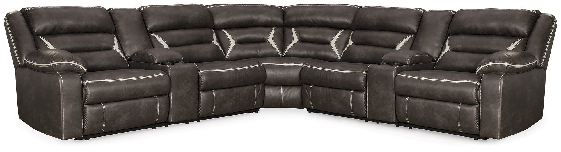 Kincord Power Reclining Sectional - Evans Furniture (CO)