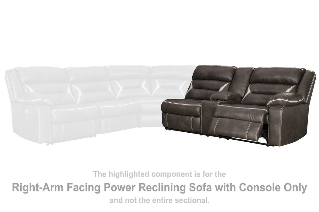 Kincord Power Reclining Sectional - Evans Furniture (CO)