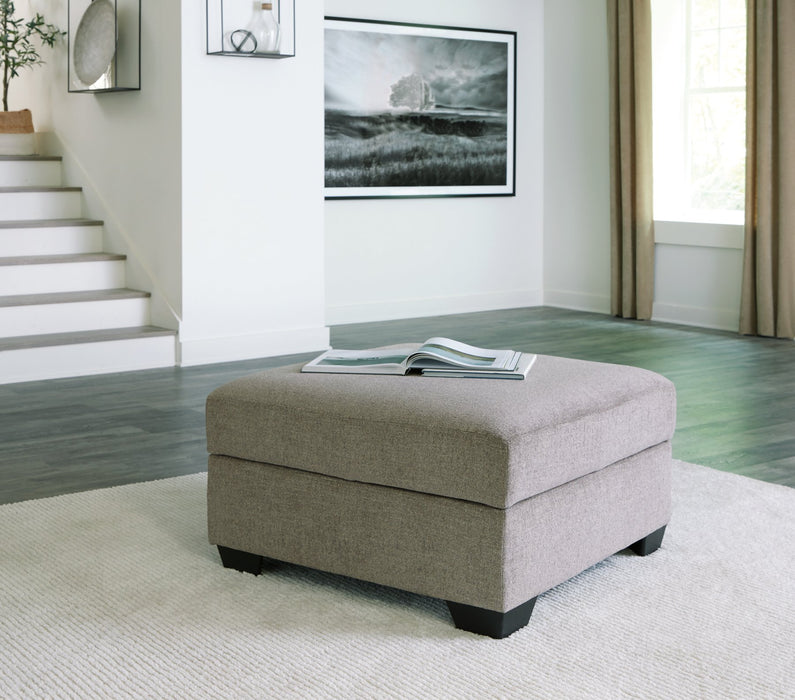 Creswell Ottoman With Storage - Evans Furniture (CO)