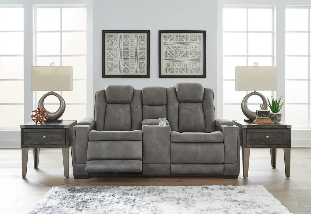 Next-Gen DuraPella Power Reclining Loveseat with Console - Evans Furniture (CO)