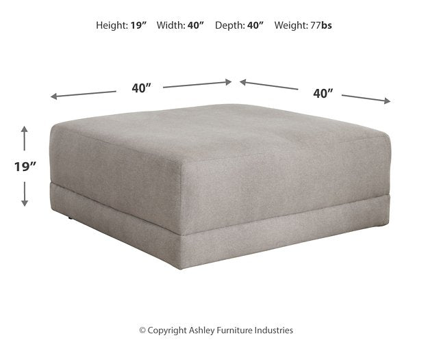 Katany Oversized Accent Ottoman - Evans Furniture (CO)