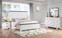Lilith Bedroom Set Distressed Grey and White - Evans Furniture (CO)
