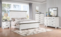 Lilith Bedroom Set Distressed Grey and White - Evans Furniture (CO)