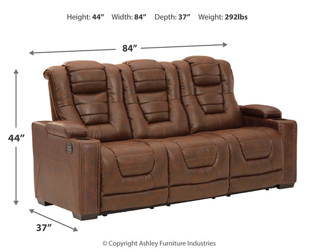 Owner's Box Power Reclining Sofa - Evans Furniture (CO)