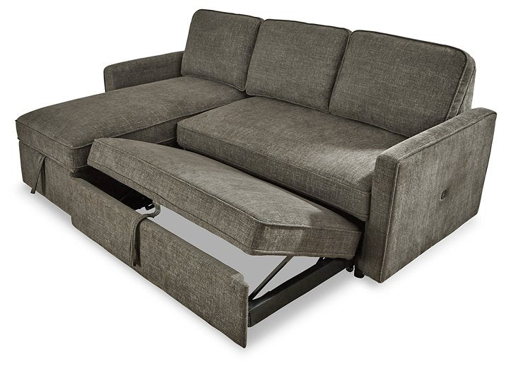 Kerle 2-Piece Sectional with Pop Up Bed - Evans Furniture (CO)