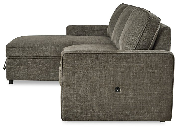 Kerle 2-Piece Sectional with Pop Up Bed - Evans Furniture (CO)