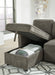 Kerle 2-Piece Sectional with Pop Up Bed - Evans Furniture (CO)