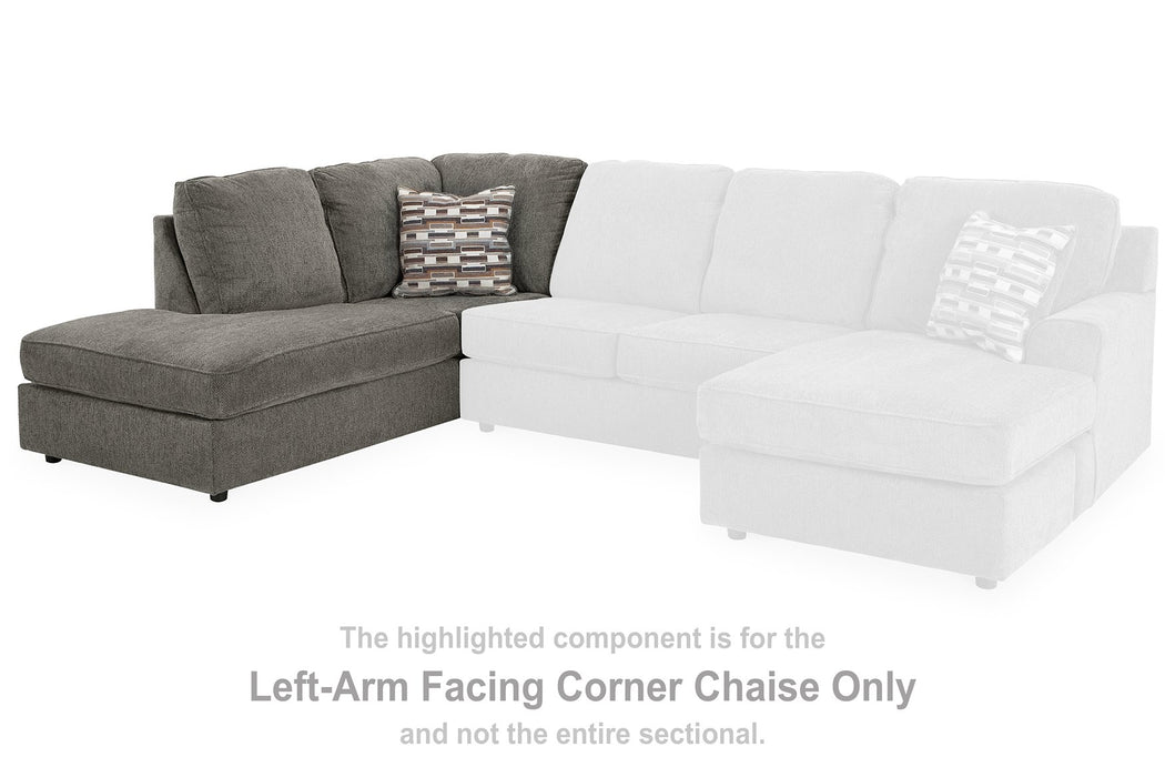 O'Phannon 2-Piece Sectional with Chaise - Evans Furniture (CO)