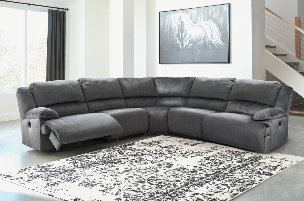 Clonmel Power Reclining Sectional - Evans Furniture (CO)