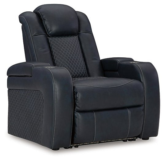 Fyne-Dyme Power Recliner - Evans Furniture (CO)