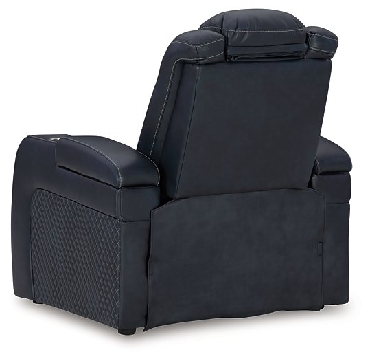 Fyne-Dyme Power Recliner - Evans Furniture (CO)