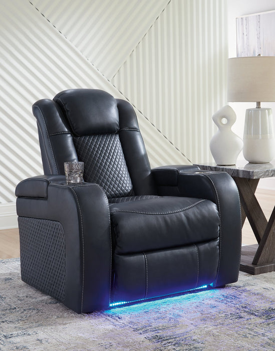 Fyne-Dyme Power Recliner - Evans Furniture (CO)