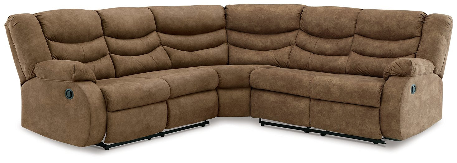 Partymate 2-Piece Reclining Sectional - Evans Furniture (CO)