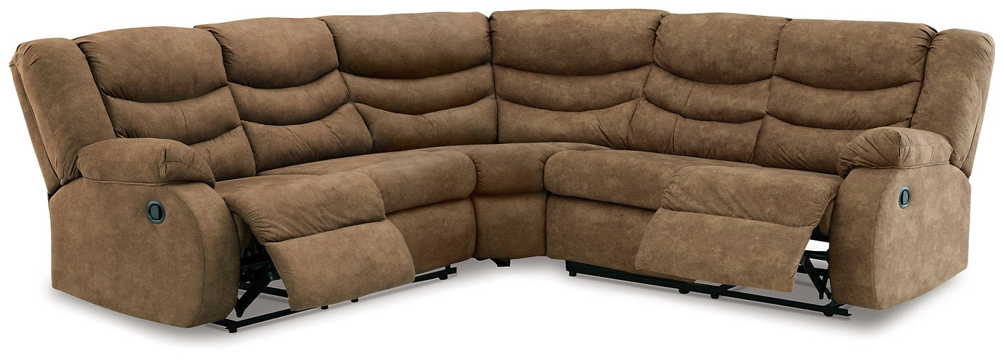 Partymate 2-Piece Reclining Sectional - Evans Furniture (CO)