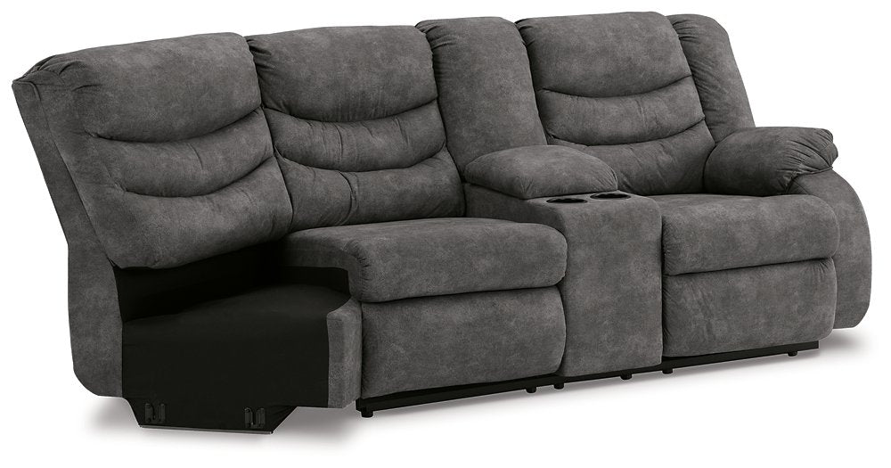 Partymate 2-Piece Reclining Sectional - Evans Furniture (CO)