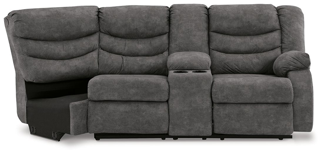 Partymate 2-Piece Reclining Sectional - Evans Furniture (CO)