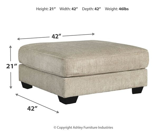 Ardsley Oversized Ottoman - Evans Furniture (CO)