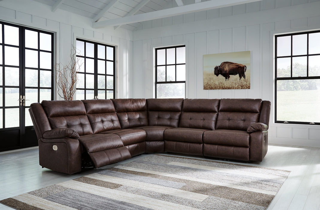 Punch Up Power Reclining Sectional - Evans Furniture (CO)