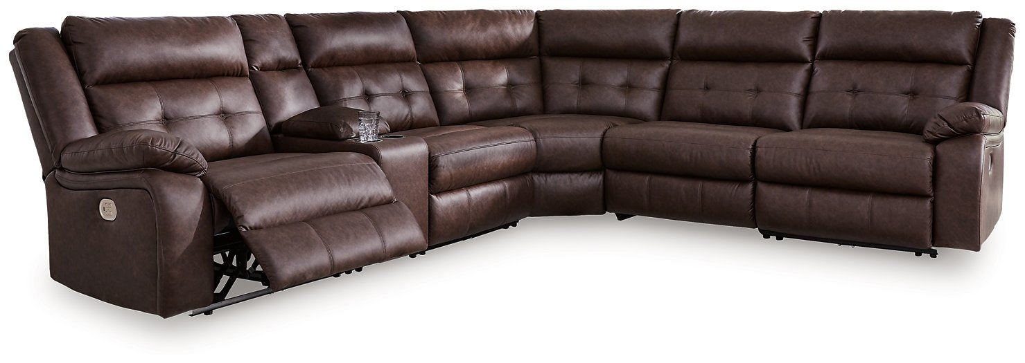 Punch Up Power Reclining Sectional - Evans Furniture (CO)