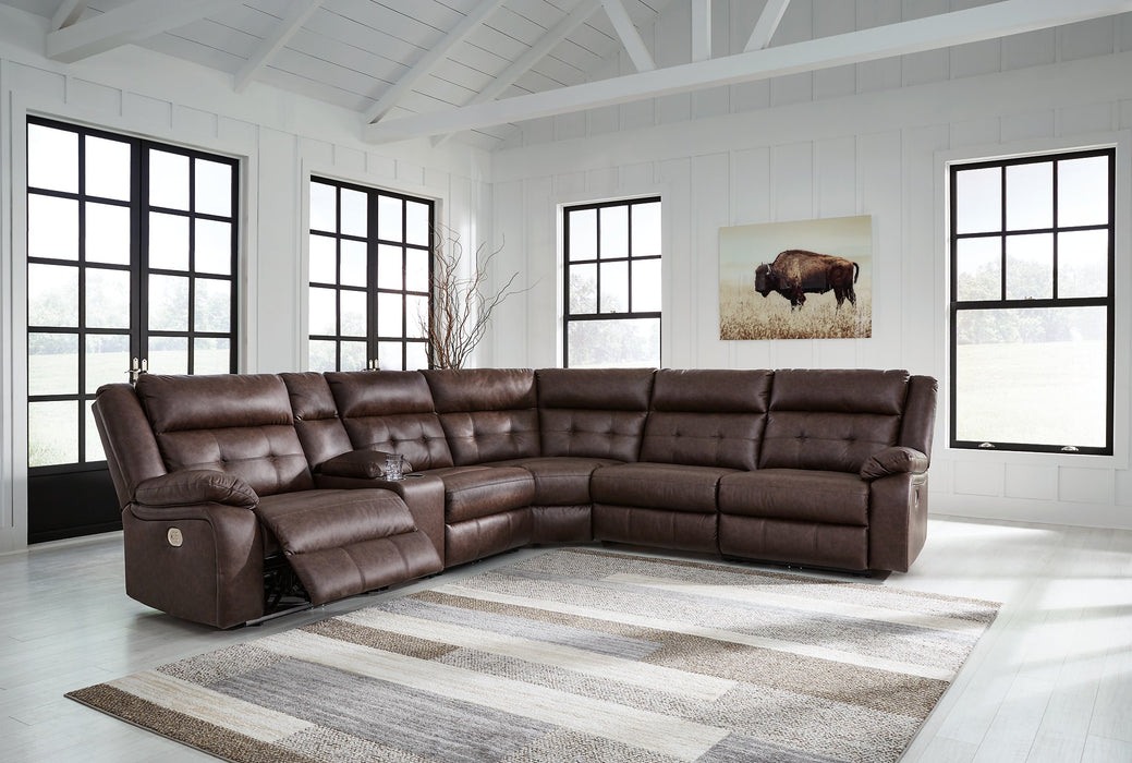 Punch Up Power Reclining Sectional - Evans Furniture (CO)