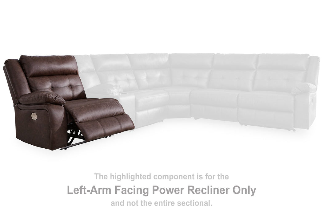 Punch Up Power Reclining Sectional - Evans Furniture (CO)