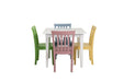 Rory 5-piece Dining Set Multi Color image