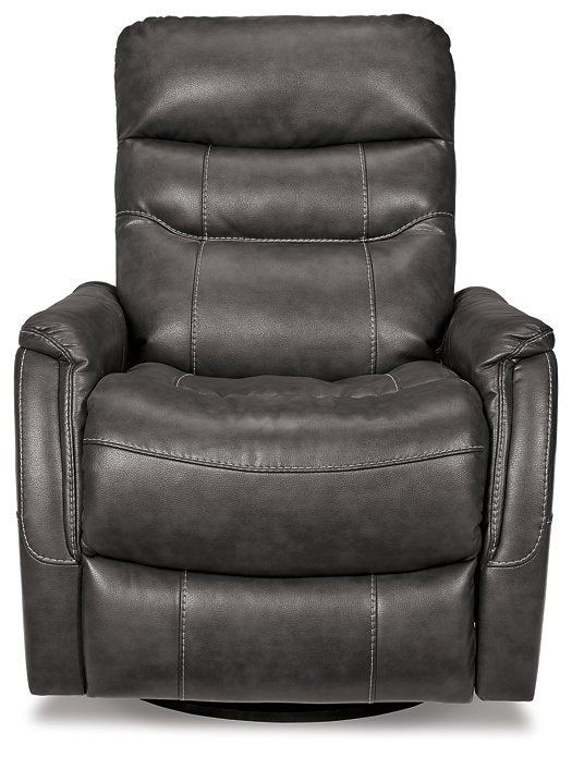 Riptyme Swivel Glider Recliner - Evans Furniture (CO)