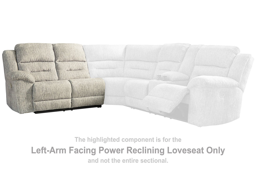 Family Den 3-Piece Power Reclining Sectional - Evans Furniture (CO)
