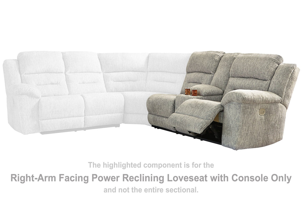 Family Den 3-Piece Power Reclining Sectional - Evans Furniture (CO)