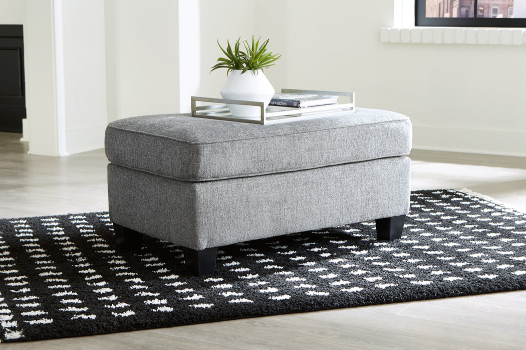 Mathonia Ottoman - Evans Furniture (CO)