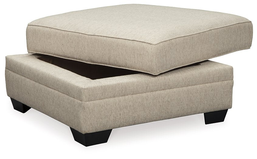 Luxora Ottoman With Storage - Evans Furniture (CO)