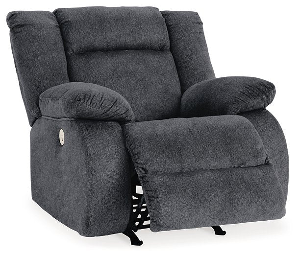 Burkner Power Recliner - Evans Furniture (CO)