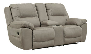 Next-Gen Gaucho Reclining Loveseat with Console - Evans Furniture (CO)