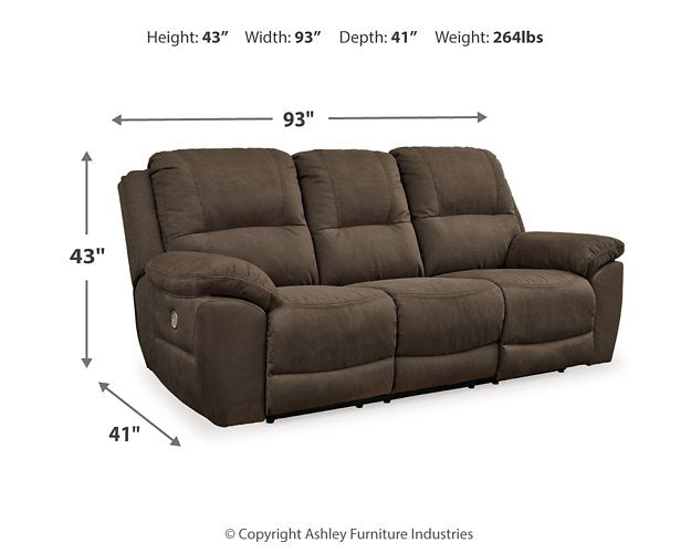 Next-Gen Gaucho Power Reclining Sofa - Evans Furniture (CO)