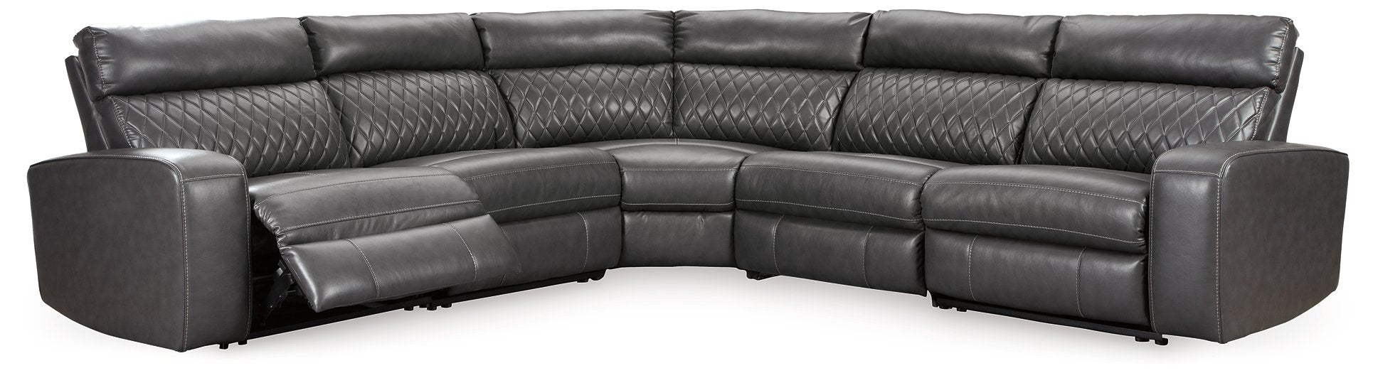 Samperstone Power Reclining Sectional - Evans Furniture (CO)