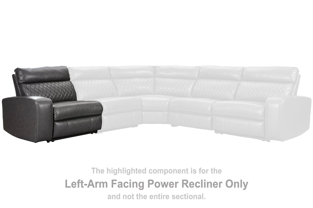 Samperstone Power Reclining Sectional - Evans Furniture (CO)