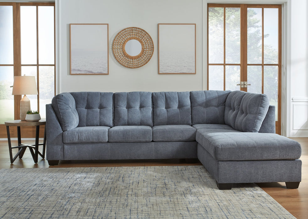 Marleton 2-Piece Sectional with Chaise - Evans Furniture (CO)