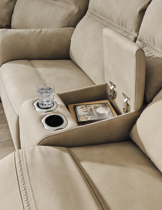 Next-Gen DuraPella Power Reclining Loveseat with Console - Evans Furniture (CO)