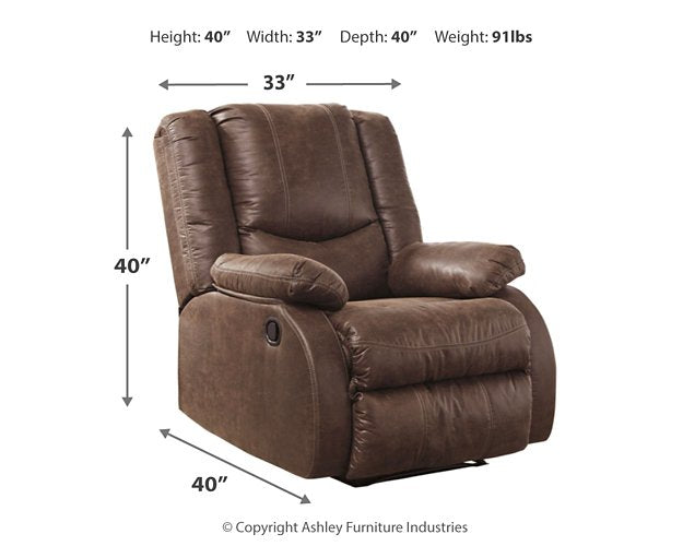 Bladewood Recliner - Evans Furniture (CO)