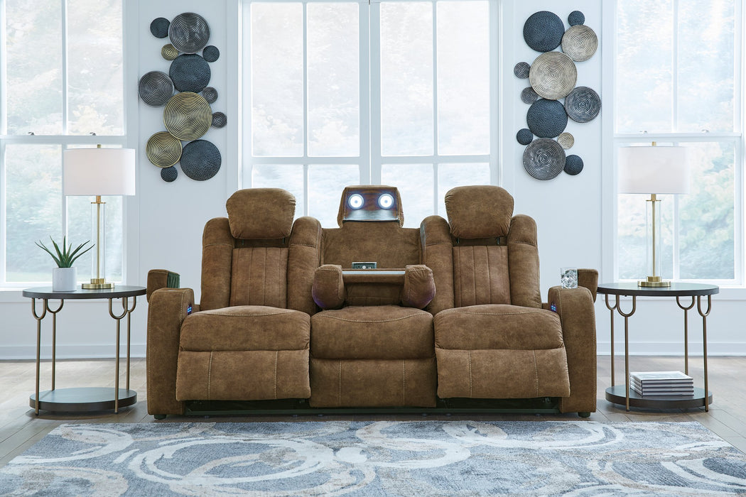 Wolfridge Power Reclining Sofa - Evans Furniture (CO)