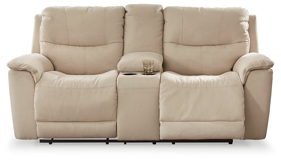 Next-Gen Gaucho Power Reclining Loveseat with Console - Evans Furniture (CO)