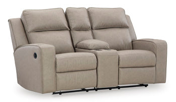 Lavenhorne Reclining Loveseat with Console - Evans Furniture (CO)