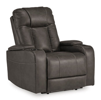 Feazada Power Recliner - Evans Furniture (CO)