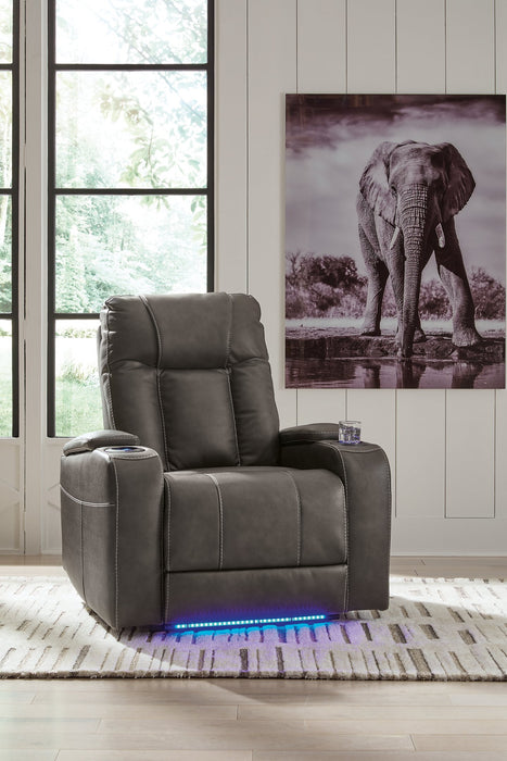 Feazada Power Recliner - Evans Furniture (CO)