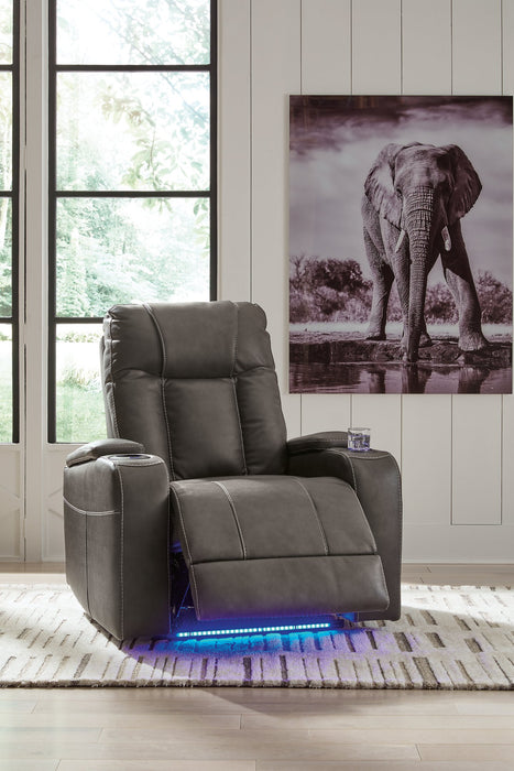 Feazada Power Recliner - Evans Furniture (CO)