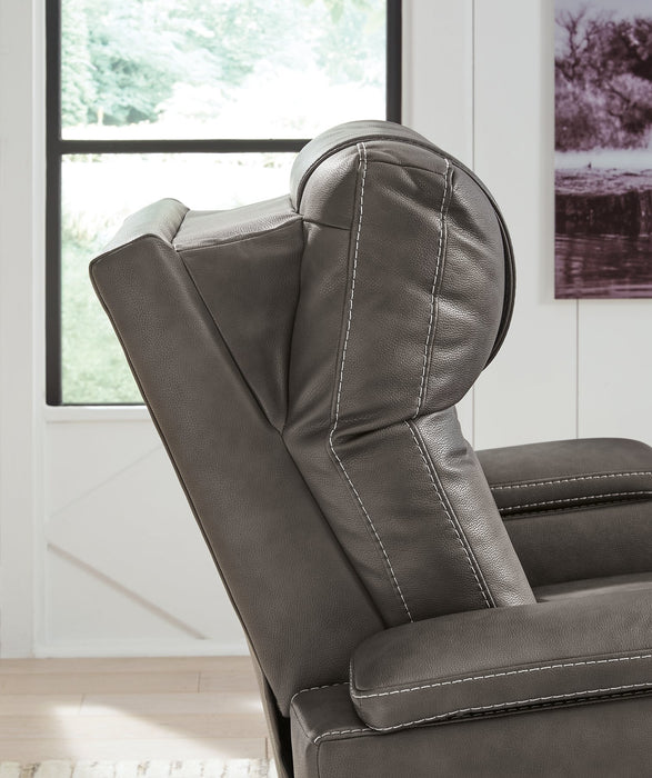 Feazada Power Recliner - Evans Furniture (CO)