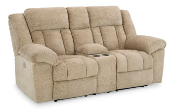 Tip-Off Power Reclining Loveseat - Evans Furniture (CO)