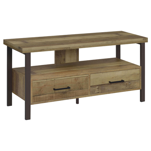 Ruston 48" 2-drawer TV Console Weathered Pine image